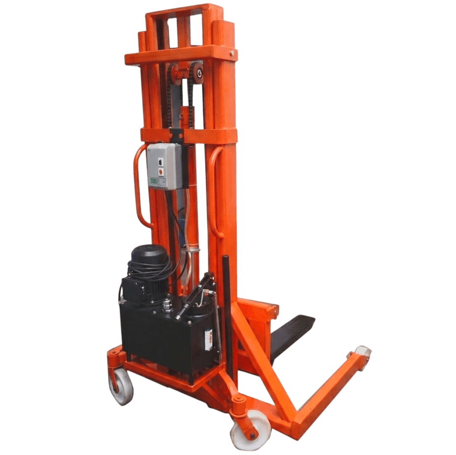 Mobile electro-hydraulic manual stacker